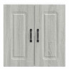 Mueble de pared de cocina Kalmar madera ingeniería sonoma gris 5