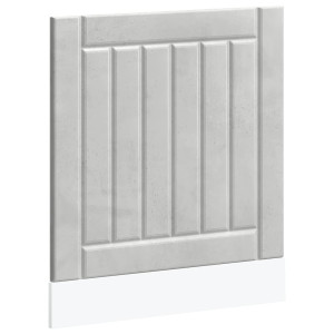 Panel lavavajillas Lucca madera contrachapada gris hormigón H