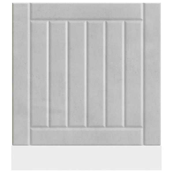 Panel lavavajillas Lucca madera contrachapada gris hormigón M 4