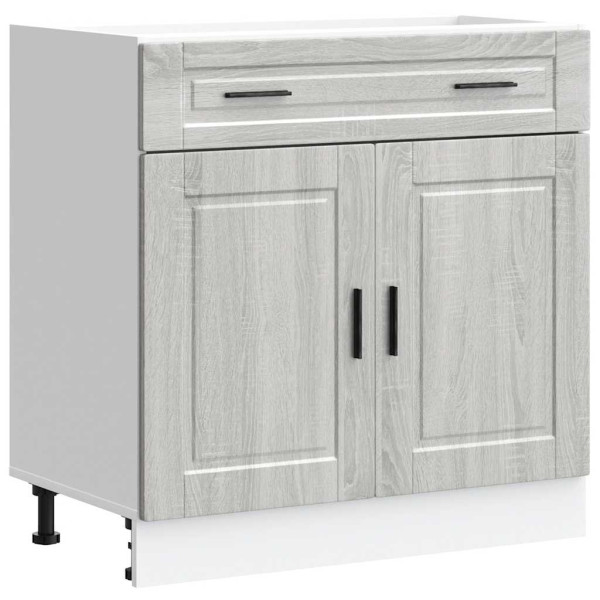 Mueble bajo de cocina porto gris sonoma madera reconstituida M 2