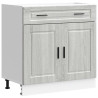 Mueble bajo de cocina porto gris sonoma madera reconstituida 2