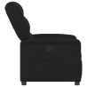 Sillón reclinable de tela negro 4