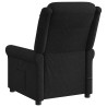 Sillón reclinable de masaje de tela negro 5