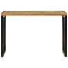 Mesa consola 110x35x75 cm madeira recuperada maciça 2