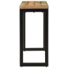 Mesa consola madera maciza reciclada 110x35x75 cm 3