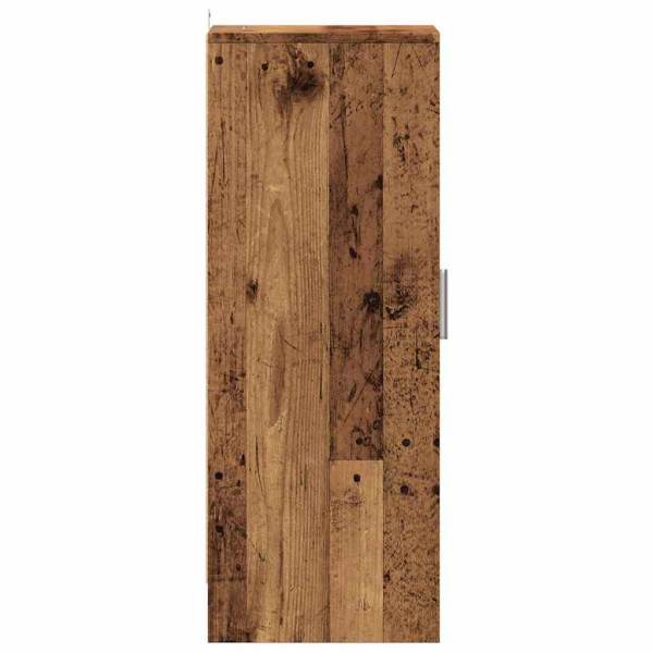 Sapateira madeira velha 32x35x92 cm madeira trabalhada M 5