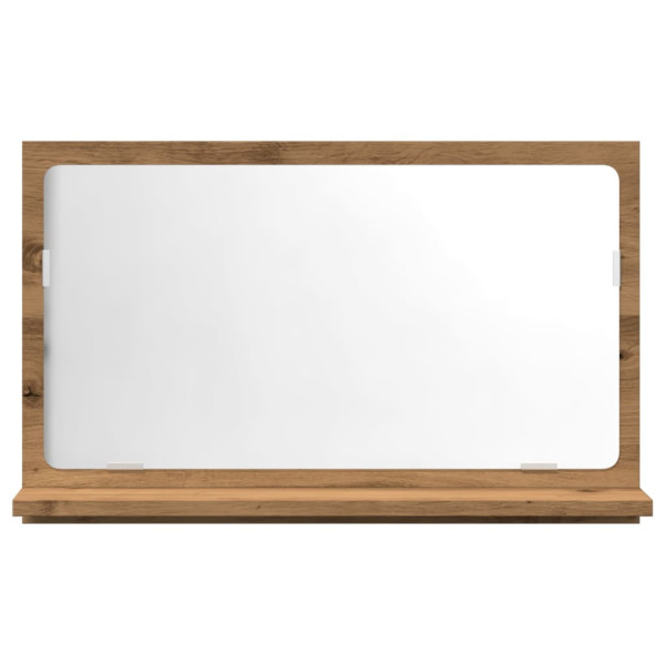 Espejo mueble baño madera ingeniería roble artisan 60x11x37 cm M 4