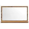Espejo mueble baño madera ingeniería roble artisan 60x11x37 cm 4