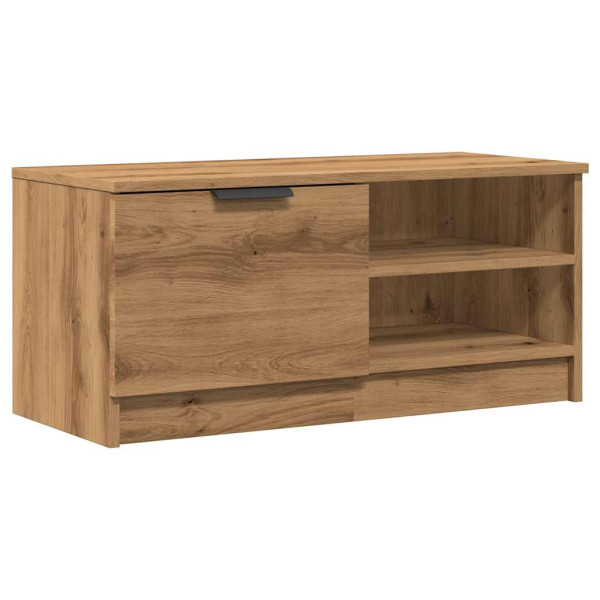 Mueble de TV madera de ingeniería roble artisan 80x35x36.5 cm M 2