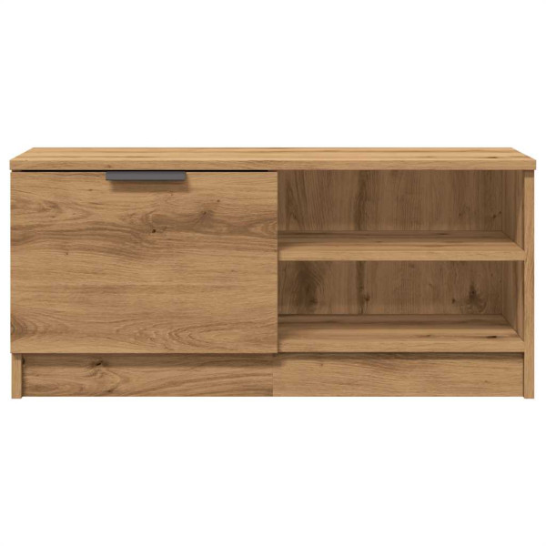 Mueble de TV madera de ingeniería roble artisan 80x35x36.5 cm M 4