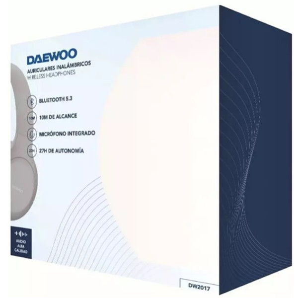 Auriculares inalámbricos daewoo dw2017/ bluetooth/ negros M 3
