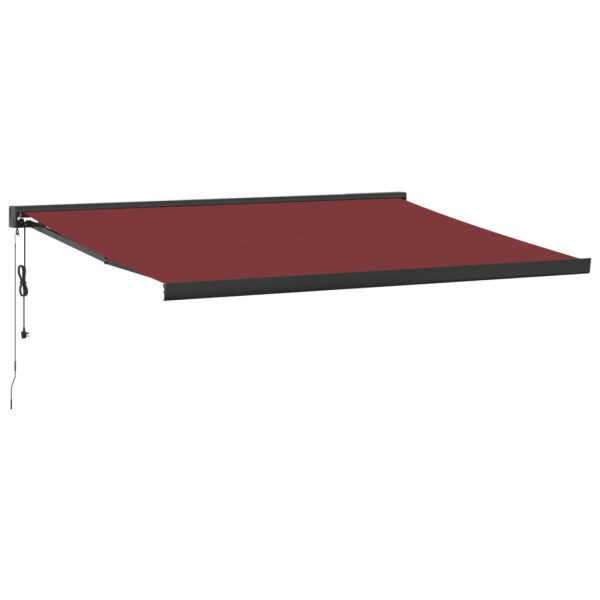 Toldo retrátil automático 400x300 cm bordô M 2