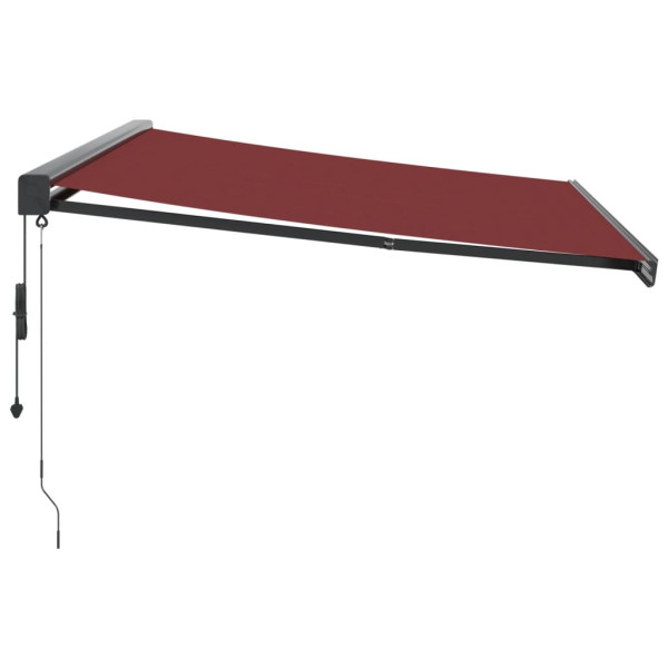 Toldo retráctil automático burdeos 400x300 cm M 4