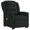 Sillón reclinable de masaje elevable tela negro 4