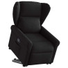 Sillón reclinable elevable tela negro 1