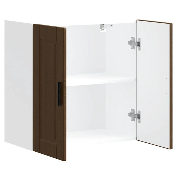 Armario de pared cocina Porto madera ingeniería roble marrón M 5