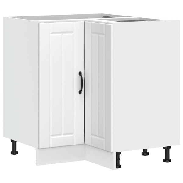 Mueble bajo esquinero de cocina Lucca madera ingeniería blanca M 2