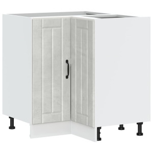 Mueble bajo esquina de cocina Lucca madera reconstituida H