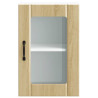 Armario pared cocina puerta de cristal Lucca roble sonoma 5