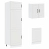 Mueble de cocina Kalmar blanco 8 piezas madera contrachapada 5
