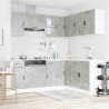 Mueble cocina Porto gris hormigón 11 pzas madera contrachapada 3