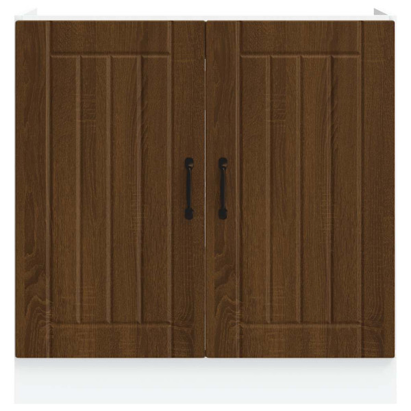Panel para lavavajillas Lucca madera contrachapada roble marrón M 4