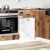 Mueble bajo de cocina Lucca madera vieja 2