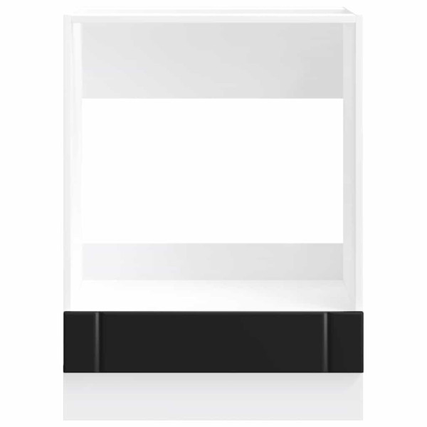 Armário Forno Lucca derivados de madeira preto M 4