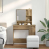Tocador con espejo roble artisan 86.5x35x136 cm 3