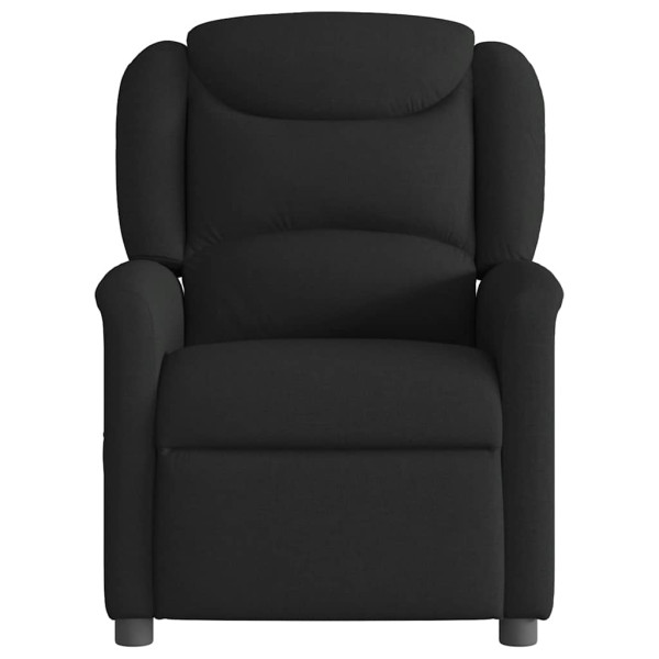Sillón de masaje eléctrico reclinable elevable tela negro M 5