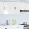 Armario pared cocina Porto madera ingeniería blanca alto brillo 2