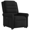 Sillón reclinable elevable tela negro 4
