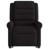 Sillón reclinable elevable tela negro 5