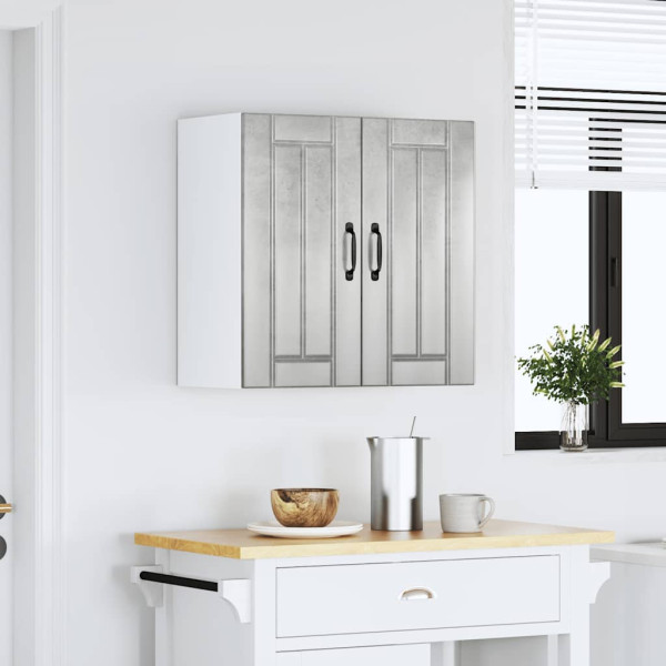 Armario de pared cocina Lucca madera contrachapada gris cemento M 4