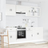 Mueble cocina Kalmar blanco de alto brillo 8 pzas 3