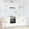 Mueble de cocina Kalmar blanco 8 piezas madera contrachapada 3