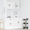 Mueble cocina Kalmar blanco de alto brillo 4 pzas 3