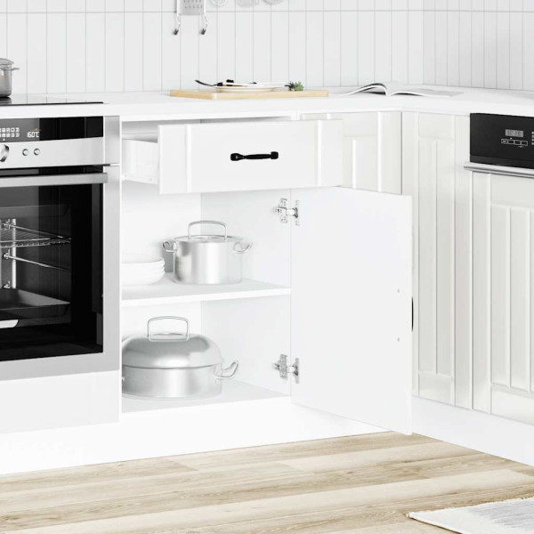 Mueble bajo de cocina Lucca blanca de alto brillo M 3