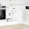Mueble bajo de cocina Lucca blanca de alto brillo 3