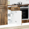 Mueble bajo de cocina Lucca roble ahumado 2