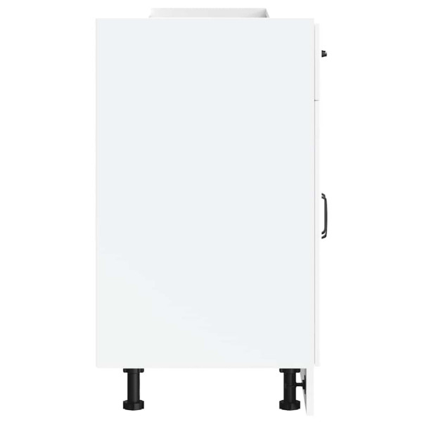 Mueble bajo de cocina Lucca madera de ingeniería blanca M 5