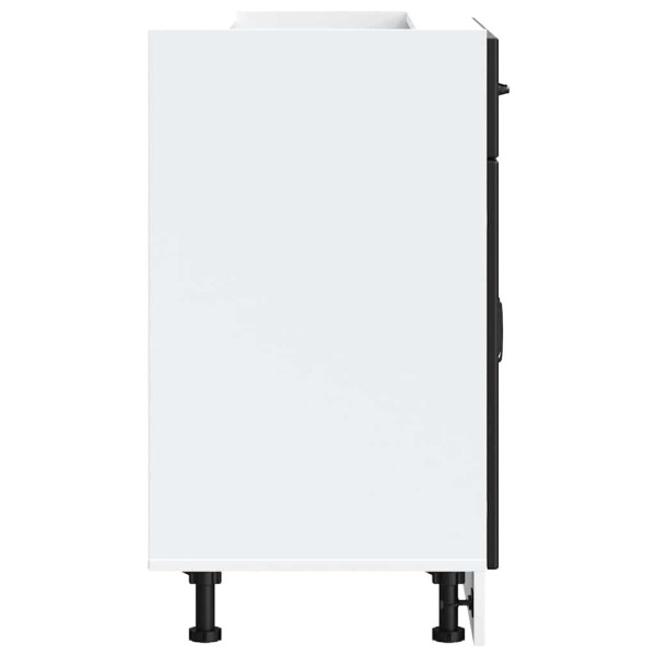 Armário de cozinha baixo Lucca derivados de madeira preto M 5