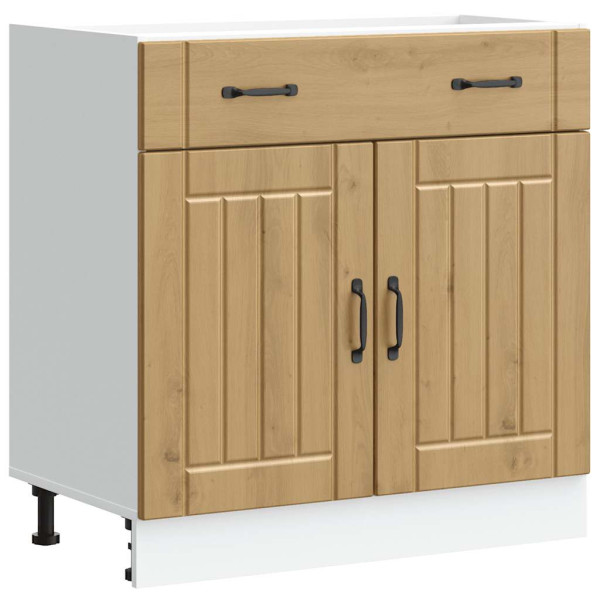 Mueble bajo de cocina Lucca roble artesanal M 2