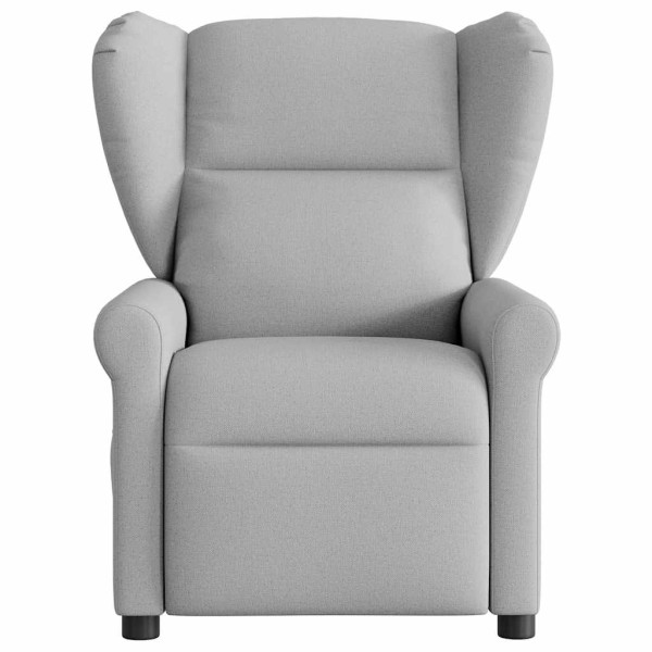 Sillón reclinable de masaje eléctrico tela gris nube M 4