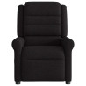 Sillón reclinable de masaje eléctrico tela negro 5