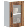 Armario pared cocina puerta de cristal Lucca madera vieja 1
