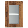 Armario pared cocina puerta de cristal Lucca madera vieja 5