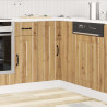 Mueble bajo esquina de cocina Lucca madera reconstituida 3