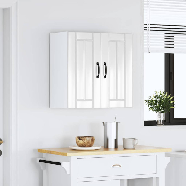 Armario de pared de cocina Lucca blanca de alto brillo M 4