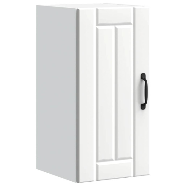 Armario de pared de cocina Lucca madera ingeniería blanca D